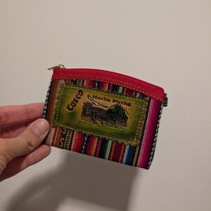 Colorful Cusco Machu Picchu Coin Purse